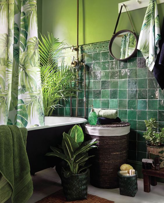 50 Amazing Tropical Bathroom Décor Ideas DigsDigs