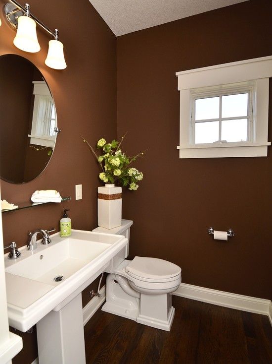 25 Refined Brown Bathroom Decor Ideas DigsDigs