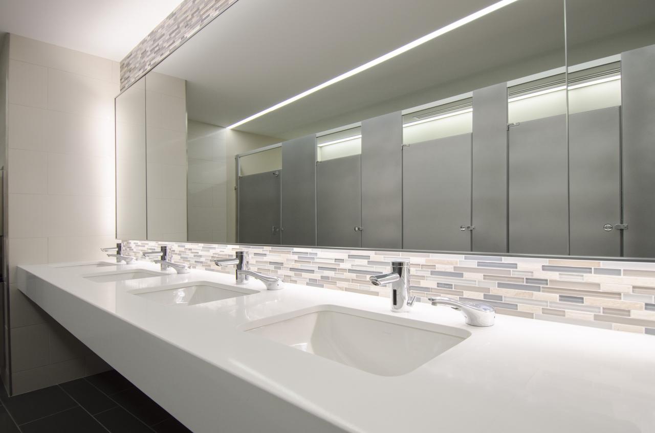 Commercial Restroom Restroom design, Public restroom design, Bathroom