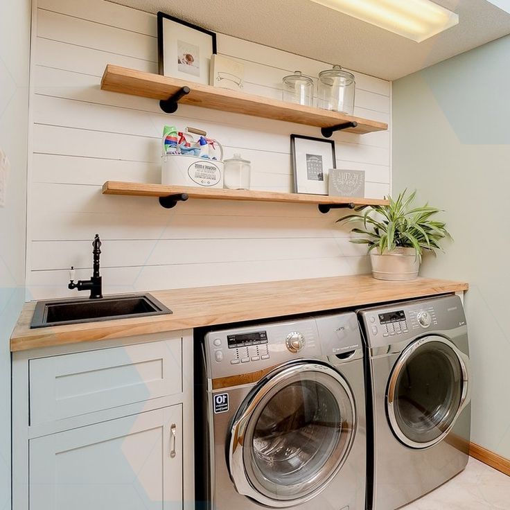 30+ Open Shelving Laundry Room