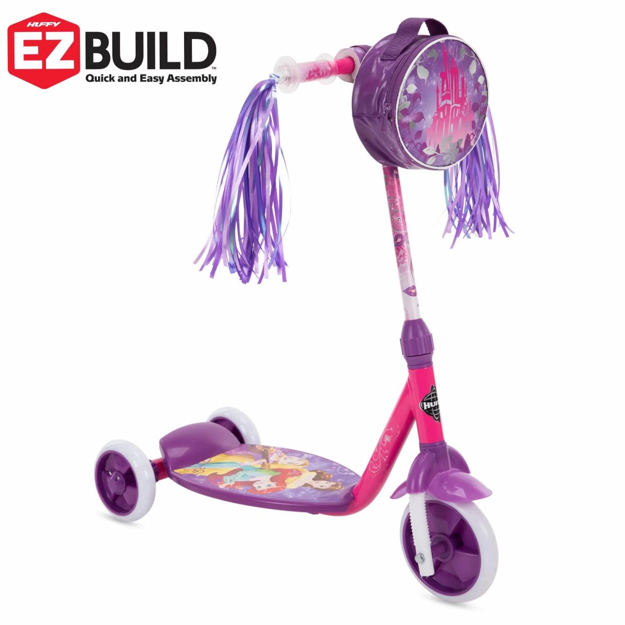 Disney Princess Girls' 3Wheel TriScooter for Kids by Huffy Walmart