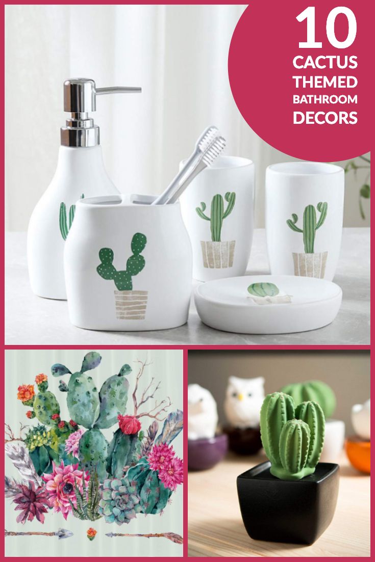 10 Cool And Fresh Cactus Themed Bathroom Decor Ideas Green bathroom