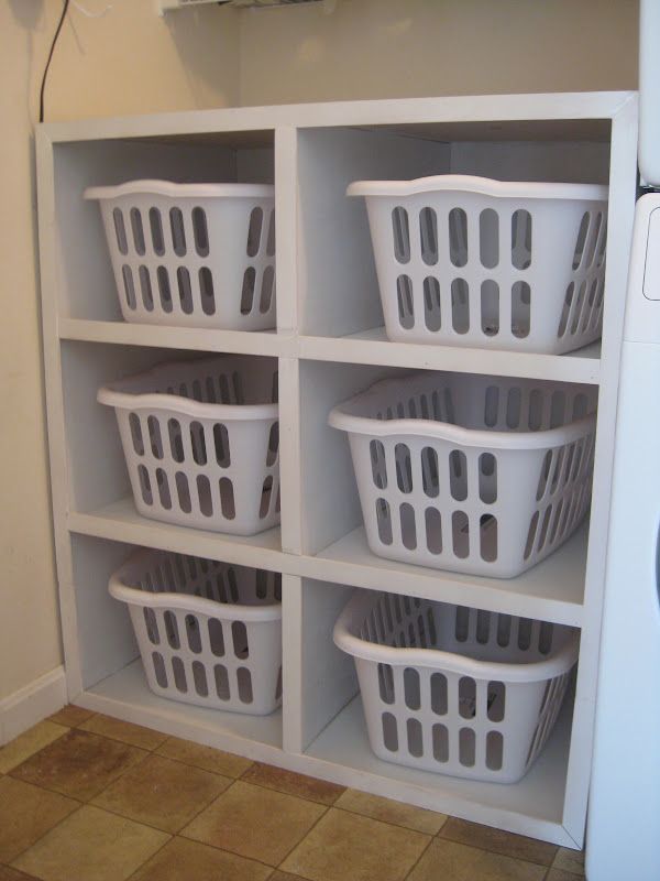 This is a great idea! Laundry room diy, Laundry room baskets, Laundry
