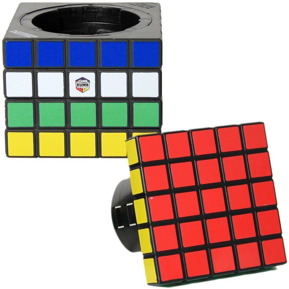 Official Rubik's Cube Safe Puzzle Money Bank Storage Box Secret Compartment