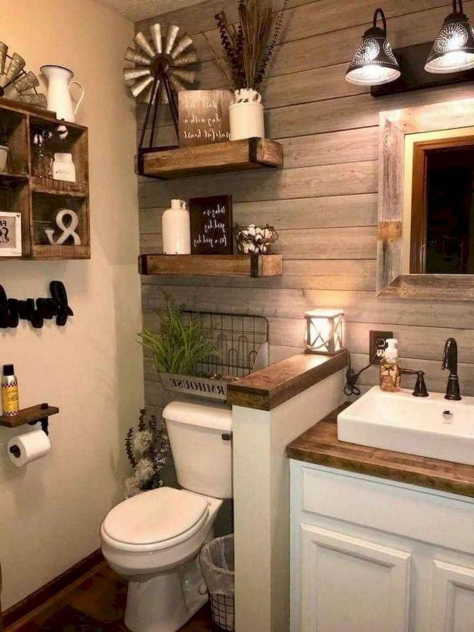 22 Beautiful Farmhouse Master Bathroom Remodel Ideas redecorationroom