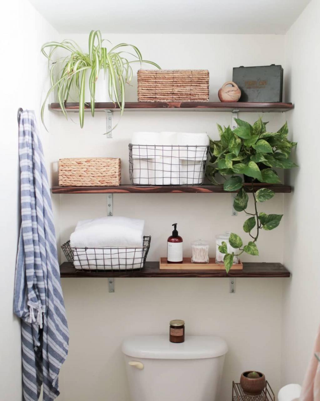 The Best Things You Can Do to Your Bathroom for Under 100 Shelves