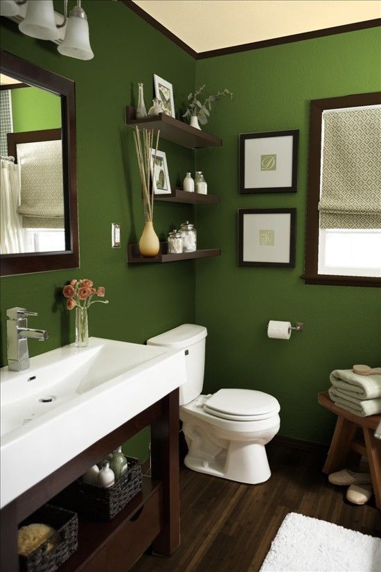 Dark Green Bathroom Ideas