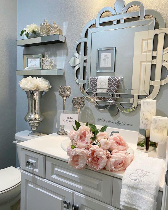 Five Things You Can Do to Create a Glam Bathroom Designs by Jeana