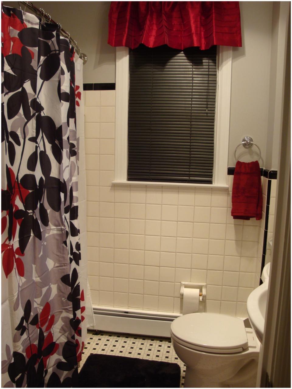 Nice 30 Fabulous Red Black and White Bathroom Decor Ideas https