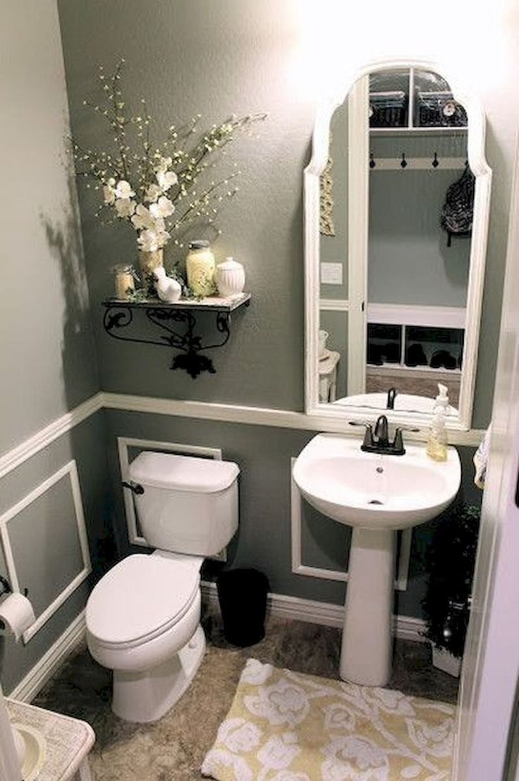50 Elegance Chic Powder Room Reveal Ideas Bathroom decor, Bathroom