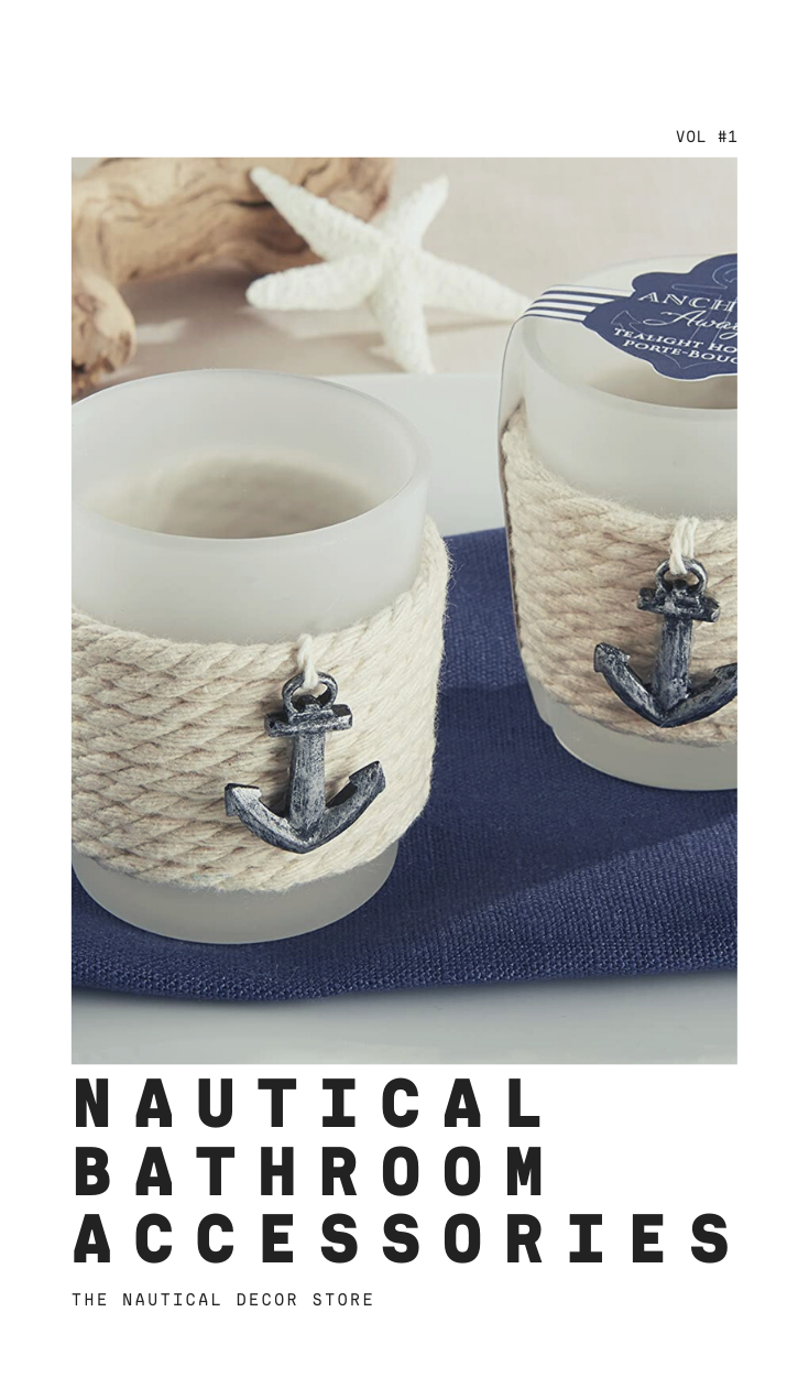 Coastal & Nautical Bathroom Accessories The Nautical Decor Store