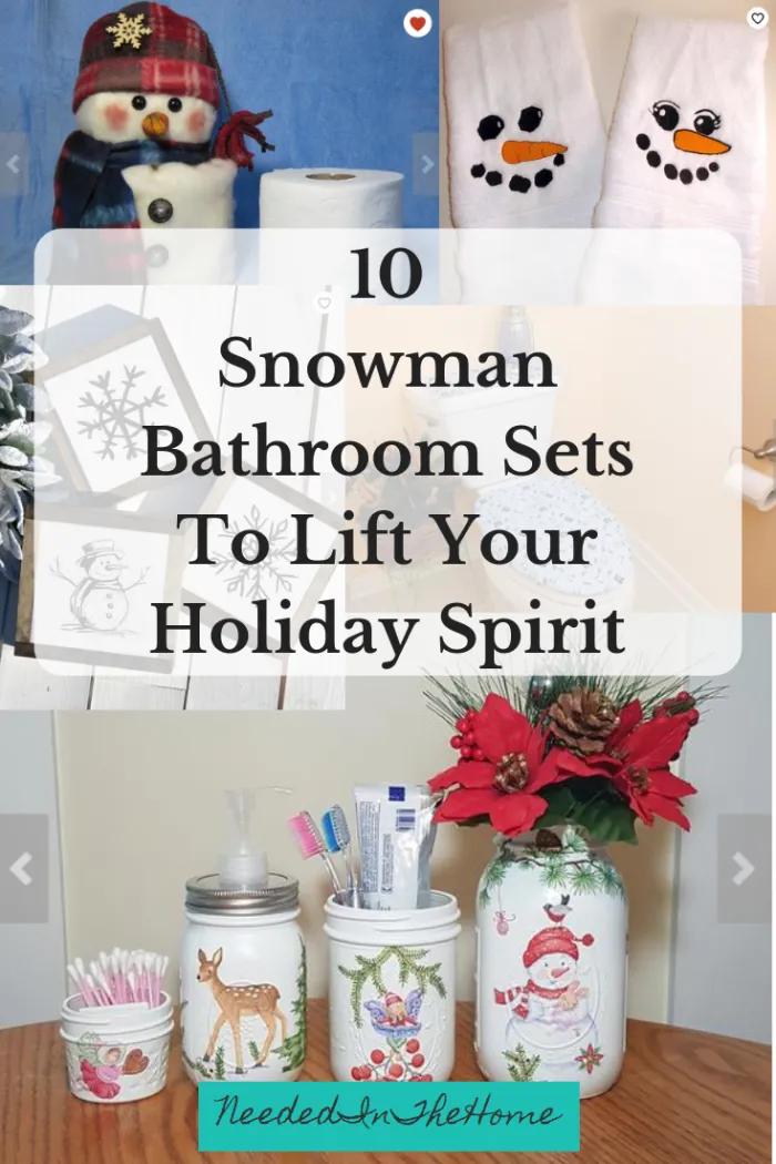 Snowman bathroom sets Have you ever been cheered up by a cheery