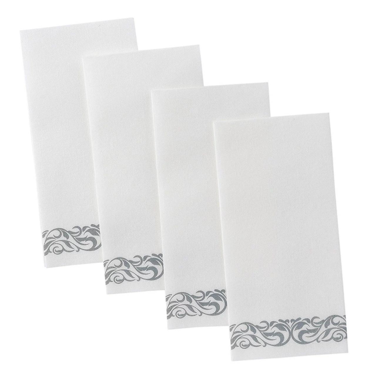 Superior Quality Decorative LinenFeel Paper Hand Towels By