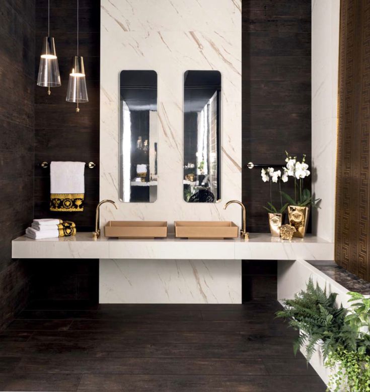 Versace tile in 2020 Glamorous bathroom decor, Versace tiles, Modern