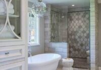65 Awesome Farmhouse Bathroom Tile Floor Decor Ideas