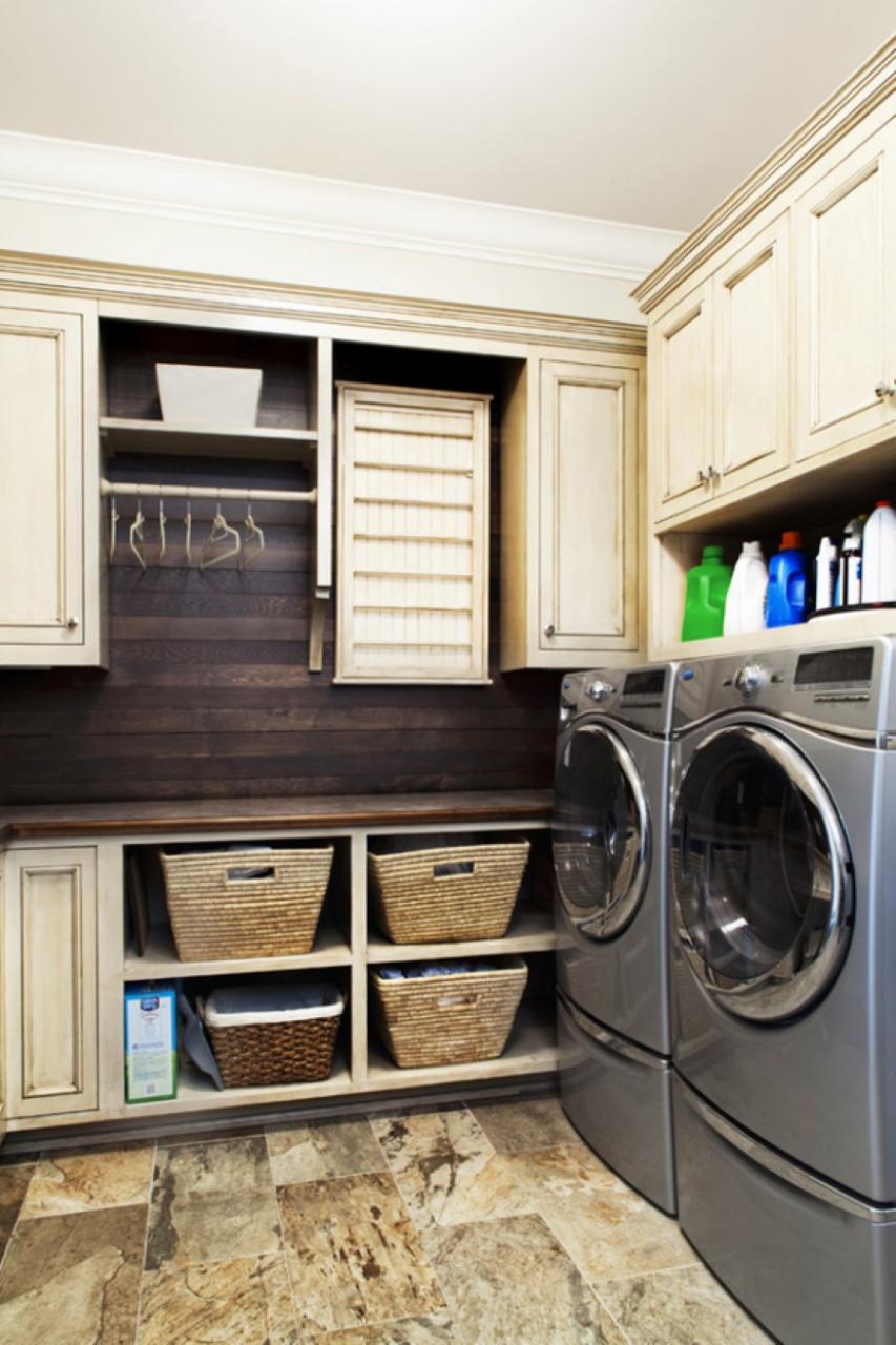 Laundry Basket Shelves Style of Arrangement HomesFeed