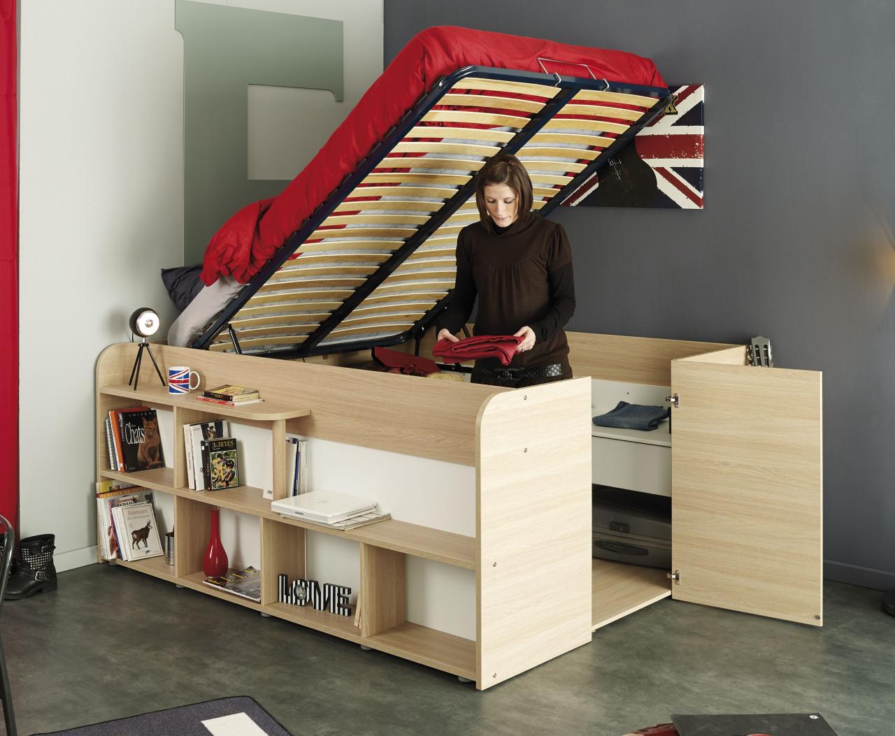 Amazing New Storage Bed The Space Up double cabin bed has a Huge
