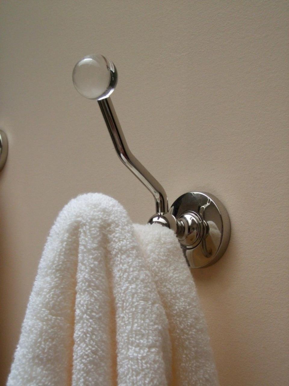 Bathroom, Unique Towel Hooks With Cool Chrome Plated Towel Hook Also