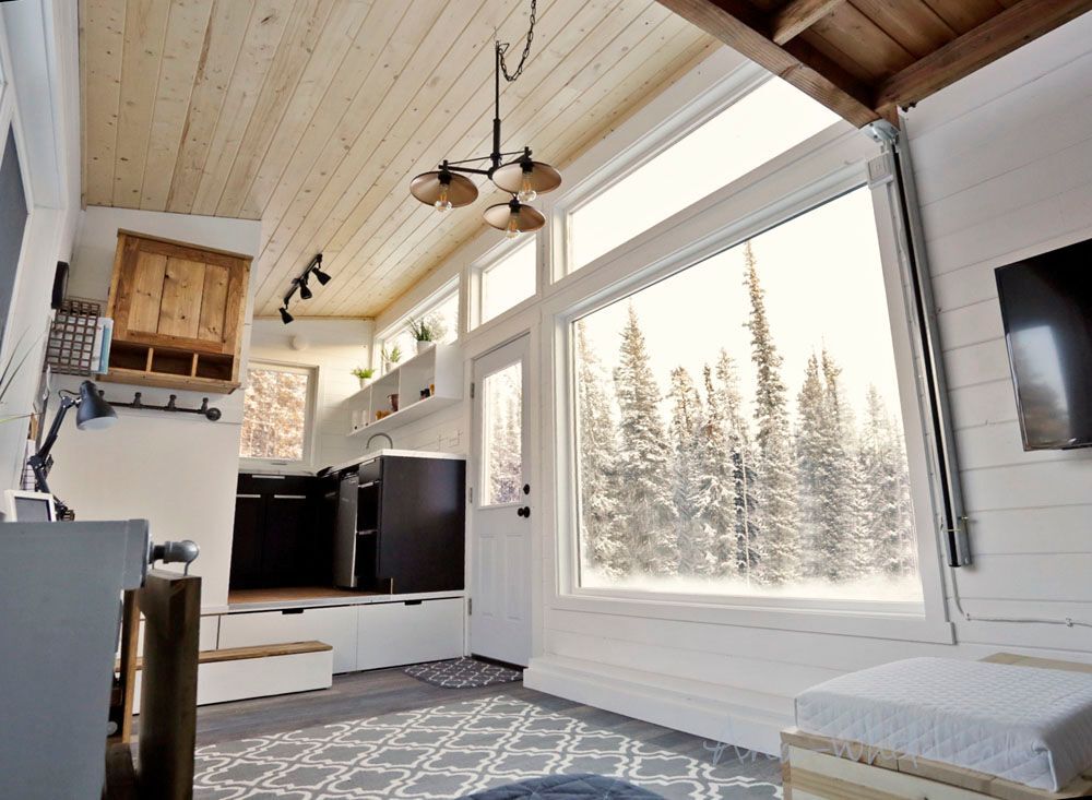 This Alaskan tiny house is full of spacesaving storage ideas Cottage