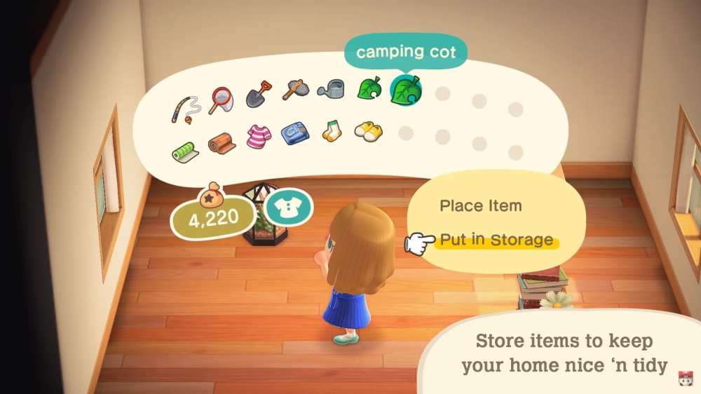 How To Store Items In Animal Crossing New Horizons • How To Store Items