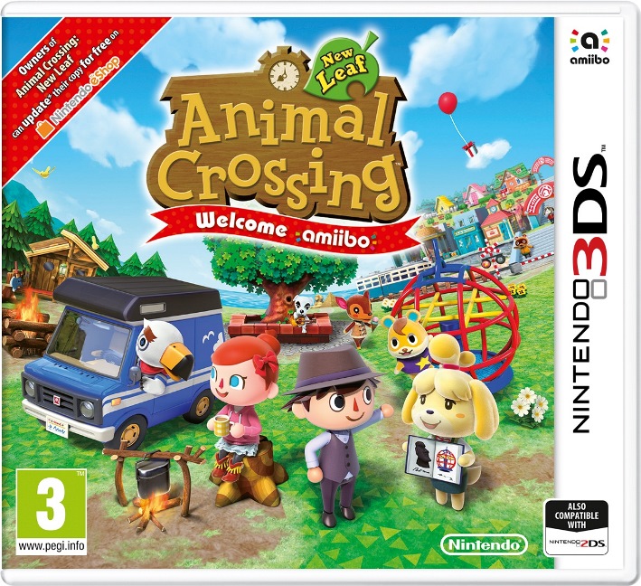 European Animal Crossing New Leaf amiibo! boxart Nintendo