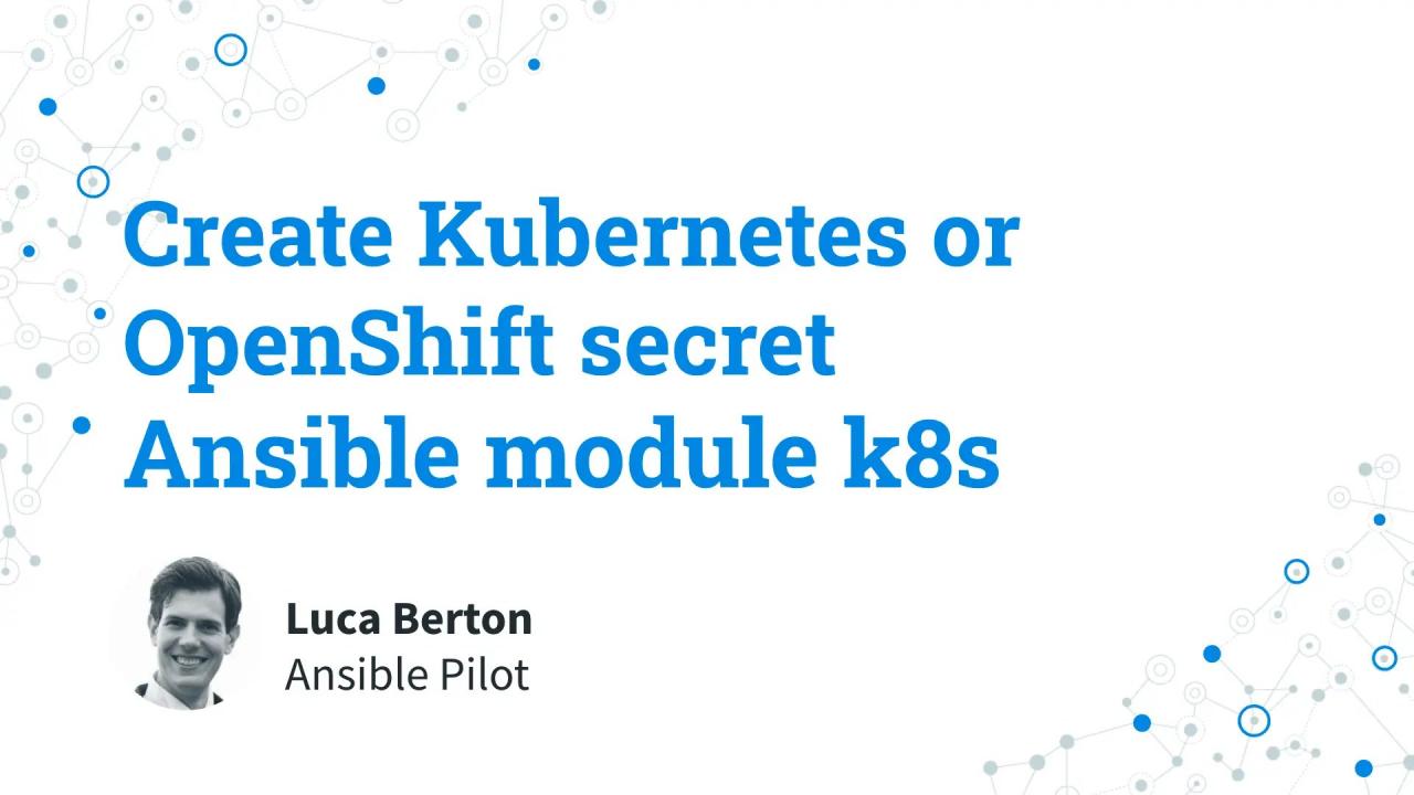 Configure a Pod to Use a Volume for Storage Ansible module k8s