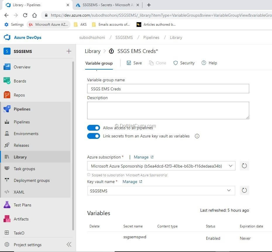 Using Secrets in Azure Pipelines LaptrinhX