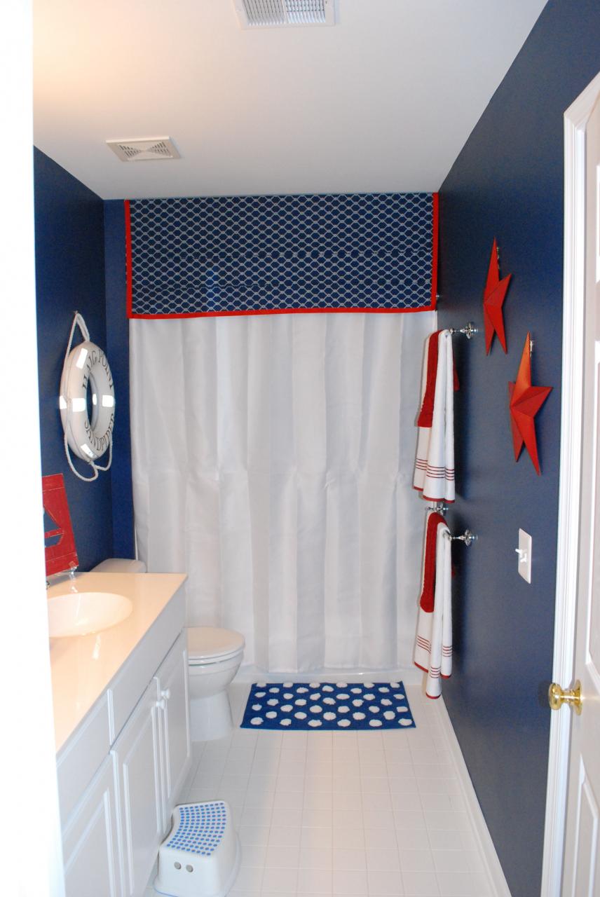 Boys Bathroom with a Nautical Theme Boys bathroom, Nautical