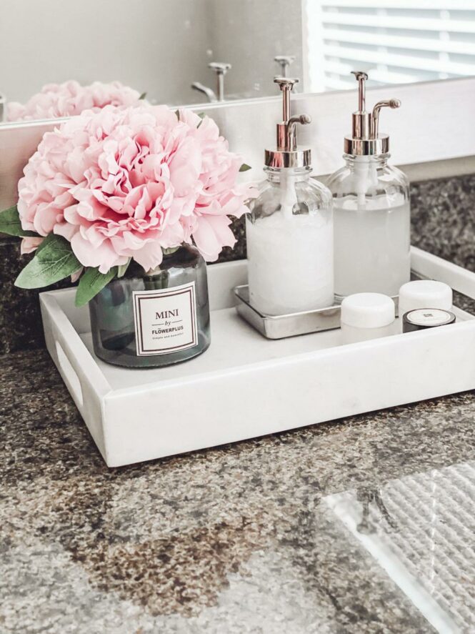 bathroom countertop decor ideas Ines Vela