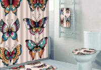 PRTAU Butterflies Set of Old School Butterflies with Ornate Colorful