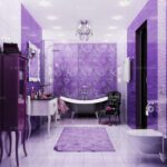 Fabulous & Colorful Vibrant Bathrooms Ideas You have to Know Purple