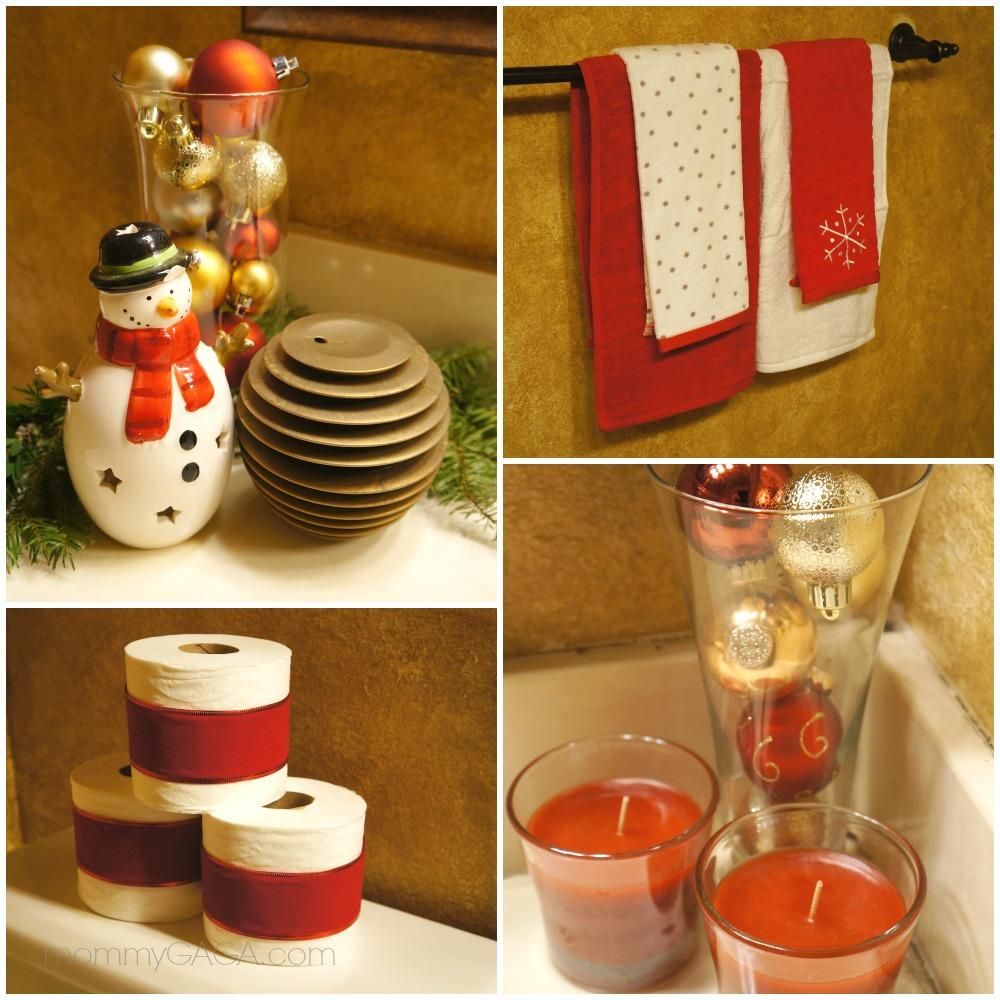 Holiday Home Decor Christmas Decorating Ideas for The Guest Bathroom