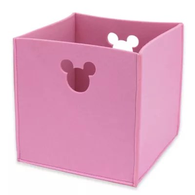 Disney® Minnie Mouse Storage Bin in Pink Bed Bath & Beyond