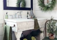 30 Lovely Winter Bathroom Decoration Ideas Bathroom decor, Christmas