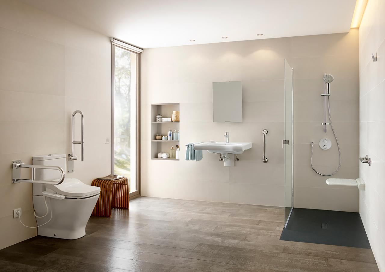 Ideas and tips for designing bathrooms for the elderly Roca Life
