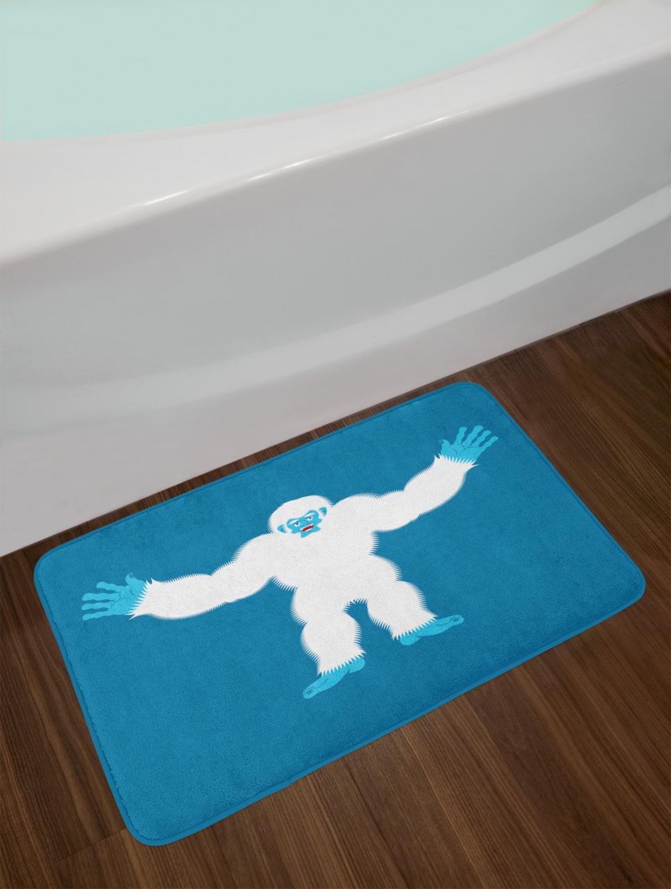 Bigfoot Bath Mat Bathroom Decor Plush NonSlip Mat 29.5" X 17.5" eBay