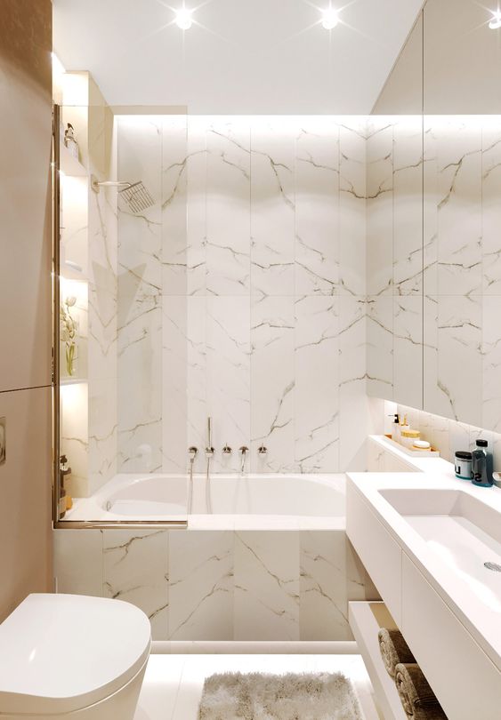 Bathroom Marble Ideas for Luxurious Effect