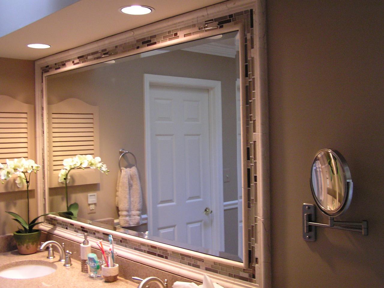 Bathroom Mirror Frames Ideas Home Design Ideas