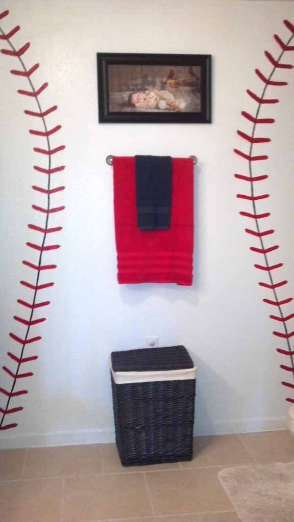 St Louis Cardinals Bathroom Accessories Baseball bathroom, Baseball