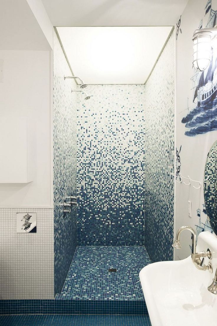 Top 25+ Unique Ombre Floor Tile To Make Your Bathroom More Beautiful