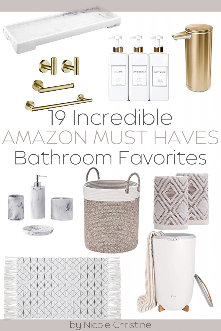 Amazon Must Haves for the Bathroom in 2022 Amazon bathroom decor