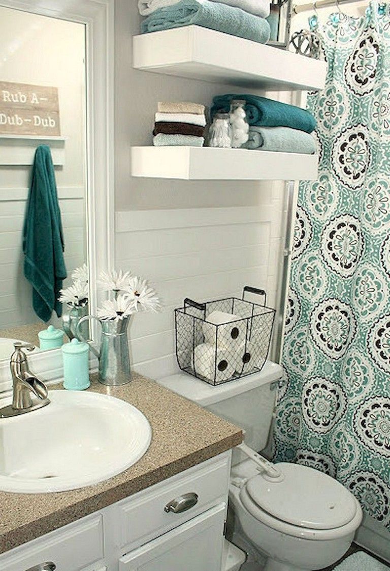84+ Small Apartment Bathroom Decoration Ideas Diy small apartment