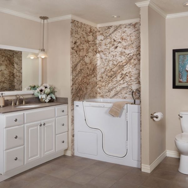Biscayne Acrylic Granite Bathroom Wall Surround ReBath® ReBath®