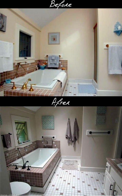 The Huge Impact of a Simple Bathroom Fixture Update Your home, only