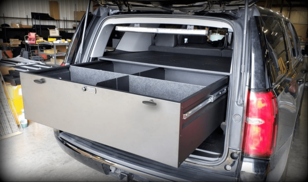 Chevy Tahoe SUV Large Storage Box (20152020) Estes AWS