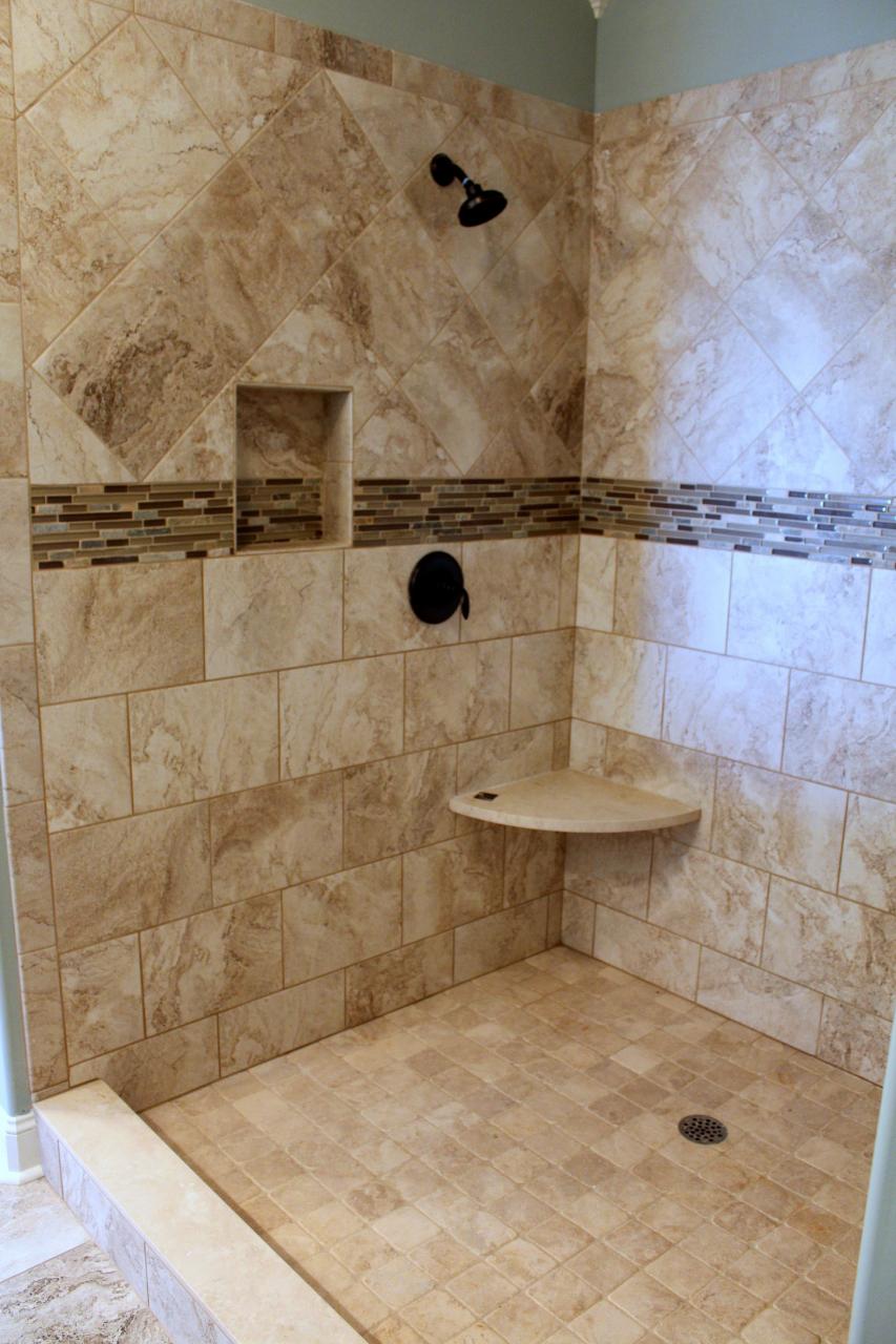 Bathroom Tile Border Ideas Bathroom border tiles, Bathroom floor