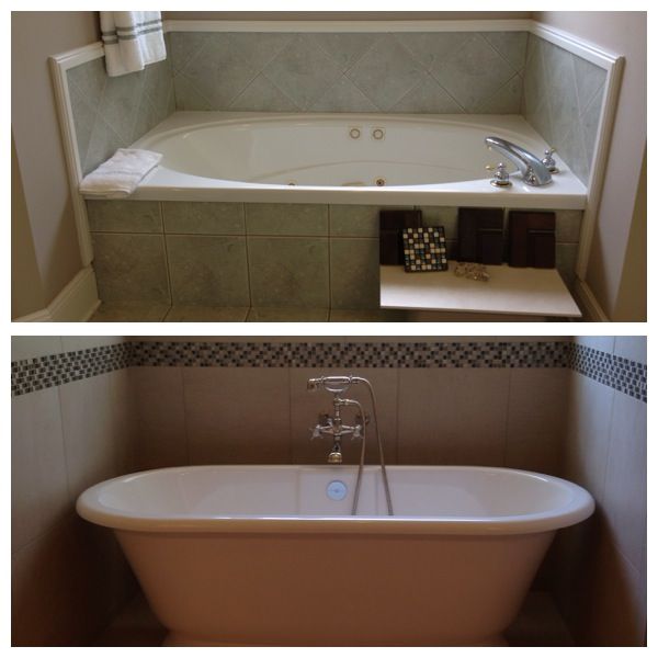 replacing jetted tub with soaker tub pearliewagman