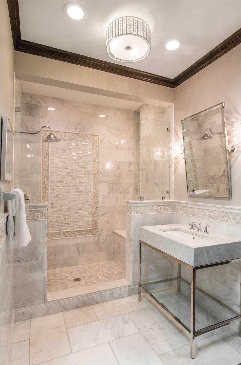 Elegant Themed Bathroom Tile Design (With images) Marble bathroom