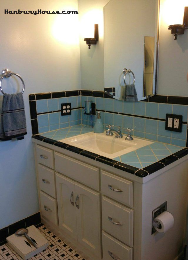 Old Blue Tile Bathroom Decorating Ideas BESTHOMISH