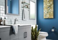 Give your bathroom a cosmopolitan edge. Stylish elements like a subway